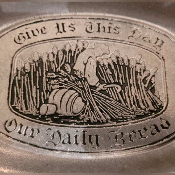Wilton Petwer "Give Us This Day Our Daily Bread" Platter Mount USA - Picture 5 of 5